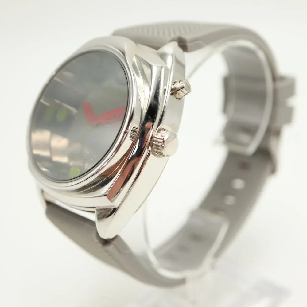 Can You Imagine Infinity Optics Mirror Black Light 45mm Watch Retro WORKING